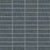 Fabric Art in Modern Textile Midnight Blue 1x3 Tile