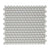 Finish Line in Matte Silken Gray Pennyrounds Tile