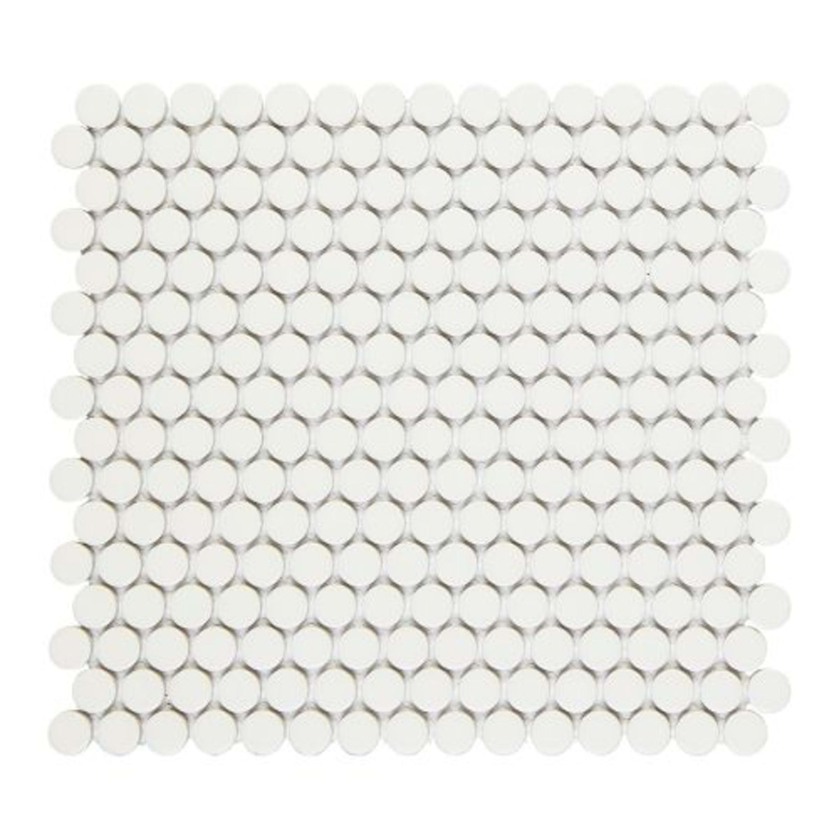 Finish Line in Matte Vanilla Pennyrounds Tile