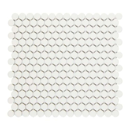 Finish Line in Matte Vanilla Pennyrounds Tile