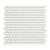 Finish Line in Matte Vanilla Pennyrounds Tile