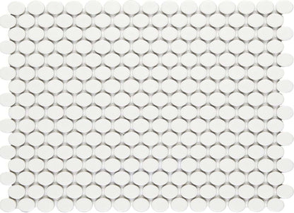 Finish Line in Matte White Pennyrounds