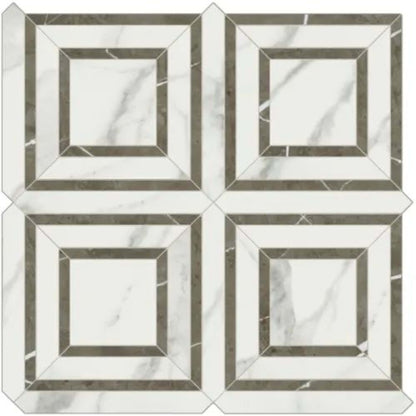 Mayfair in Statuario Piazza Tile