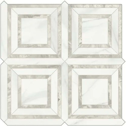Mayfair in Volakas Grigio Piazza Tile