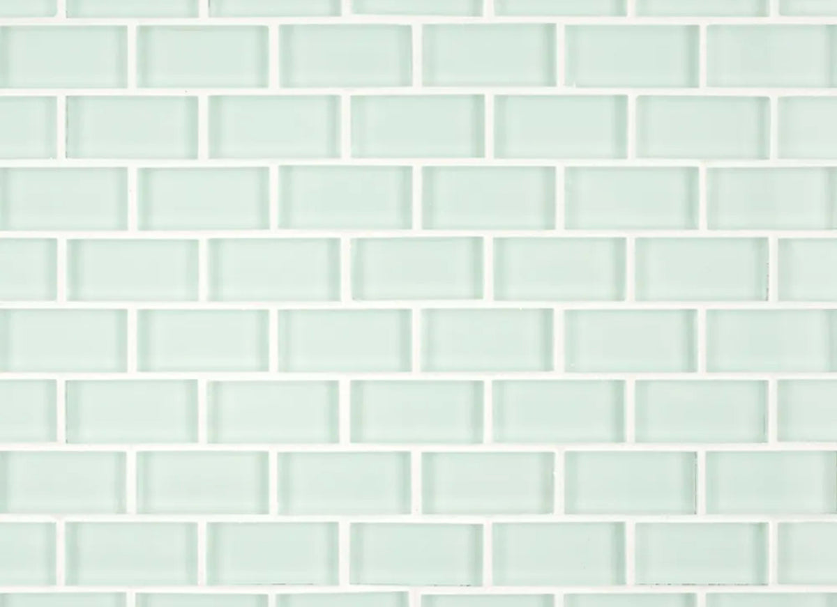 Mint Brick Mosaic in Mint