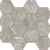 Liberty in Franklin Gray Honeycomb Mosaic Tile