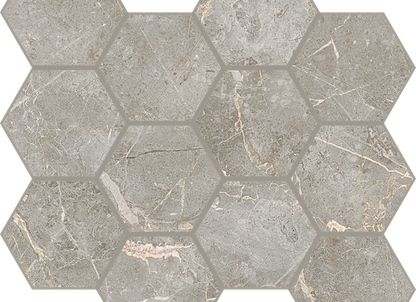 Liberty in Franklin Gray Honeycomb Mosaic