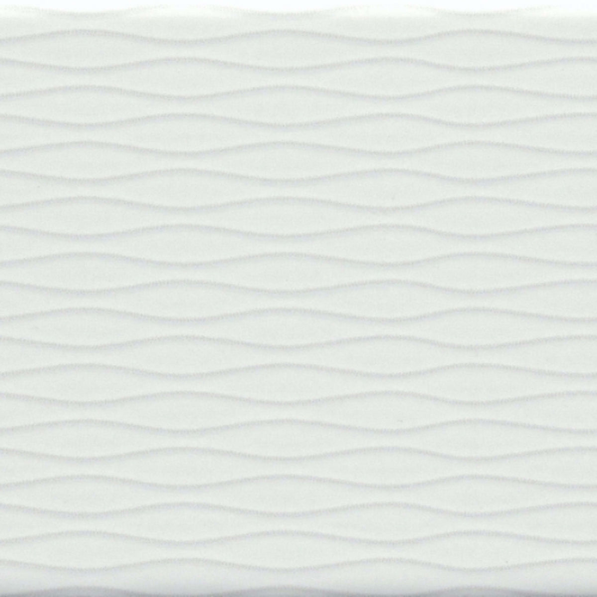 Motif II in White / 4" X 12" Tile