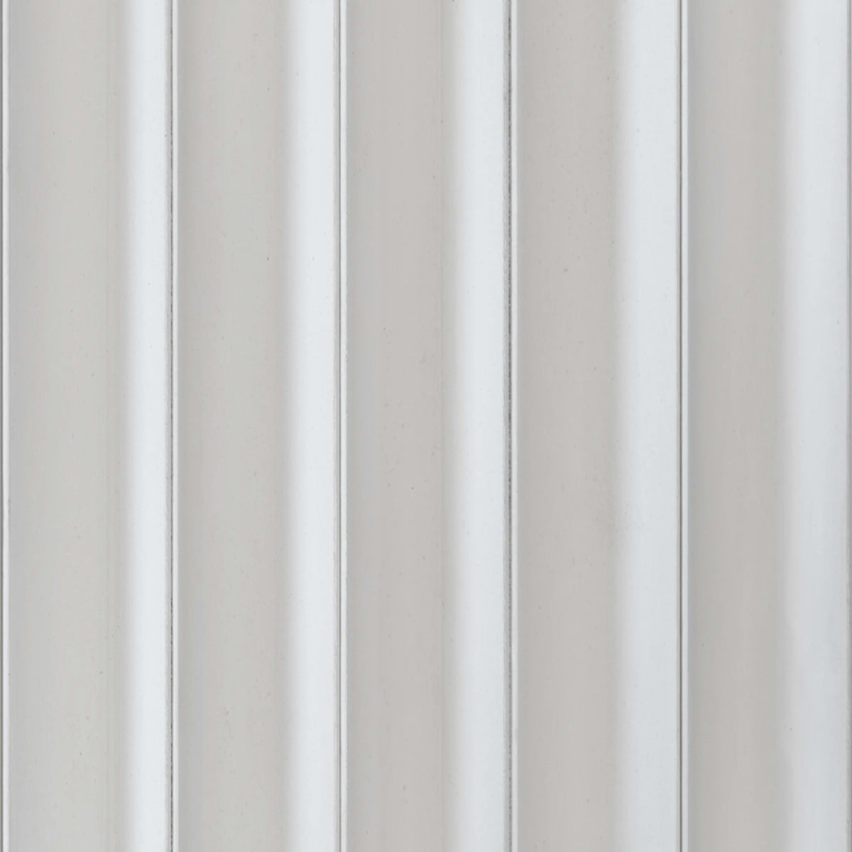 Wall - Moderne - Moyen Courbe in Paint Grade White Hardwood