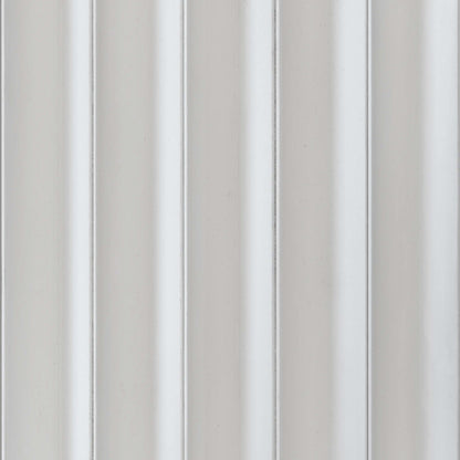 Wall - Moderne - Moyen Courbe in Paint Grade White Hardwood