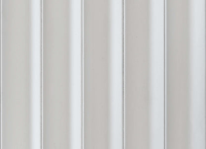 Wall - Moderne - Moyen Courbe in Paint Grade White
