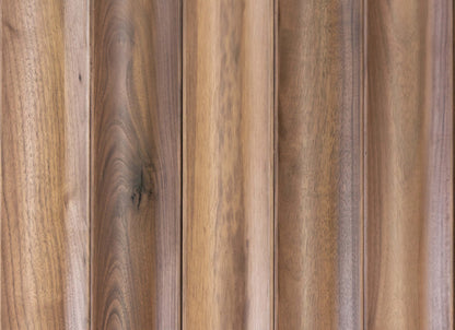Wall - Moderne - Moyen Courbe in Raw Walnut