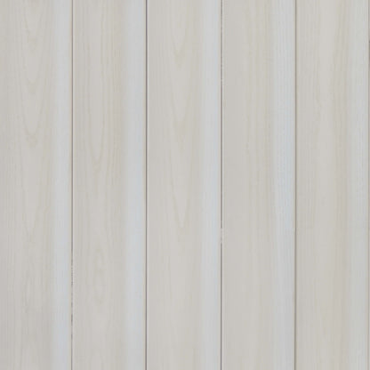 Wall - Moderne - Moyen Courbe in Blanc Hardwood