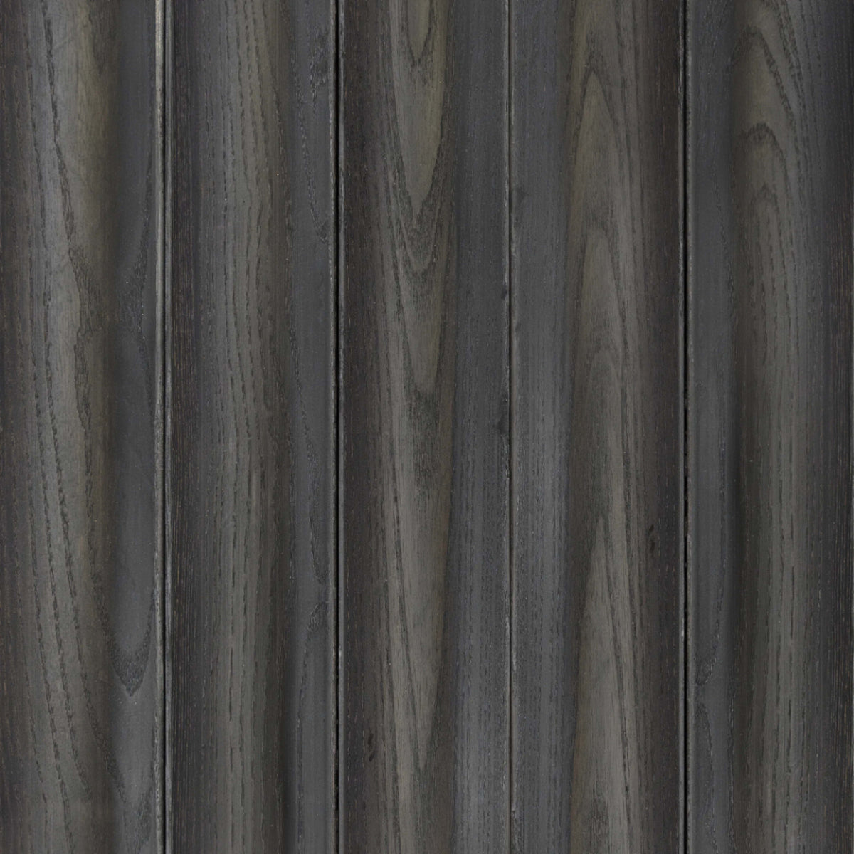 Wall - Moderne - Moyen Courbe in Carbon Hardwood