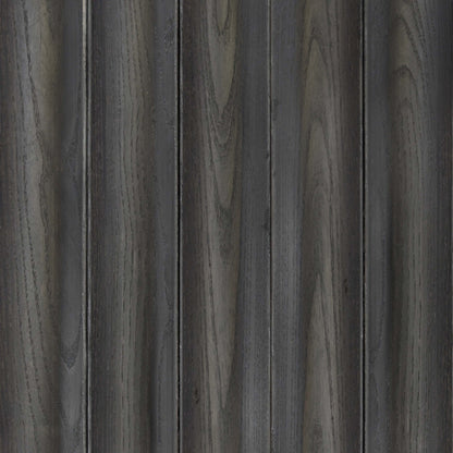 Wall - Moderne - Moyen Courbe in Carbon Hardwood