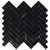 Nero Marquina in Nero Marquina 1x3 Herringbone Natural Stone