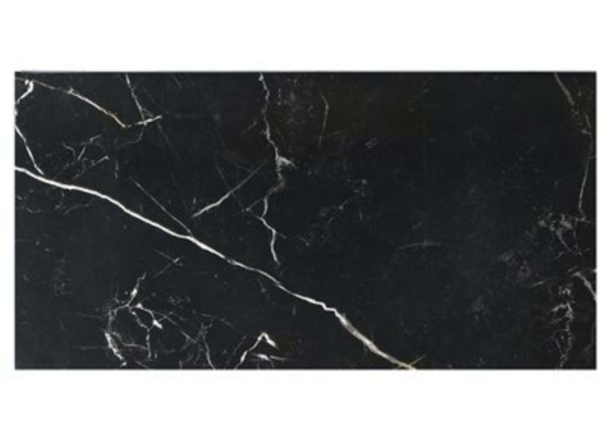 Nero Marquina in Nero Marquina 12x24 Polished