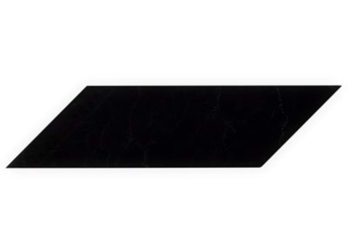Nero Marquina in Nero Marquina 6x24 Chevron Polished