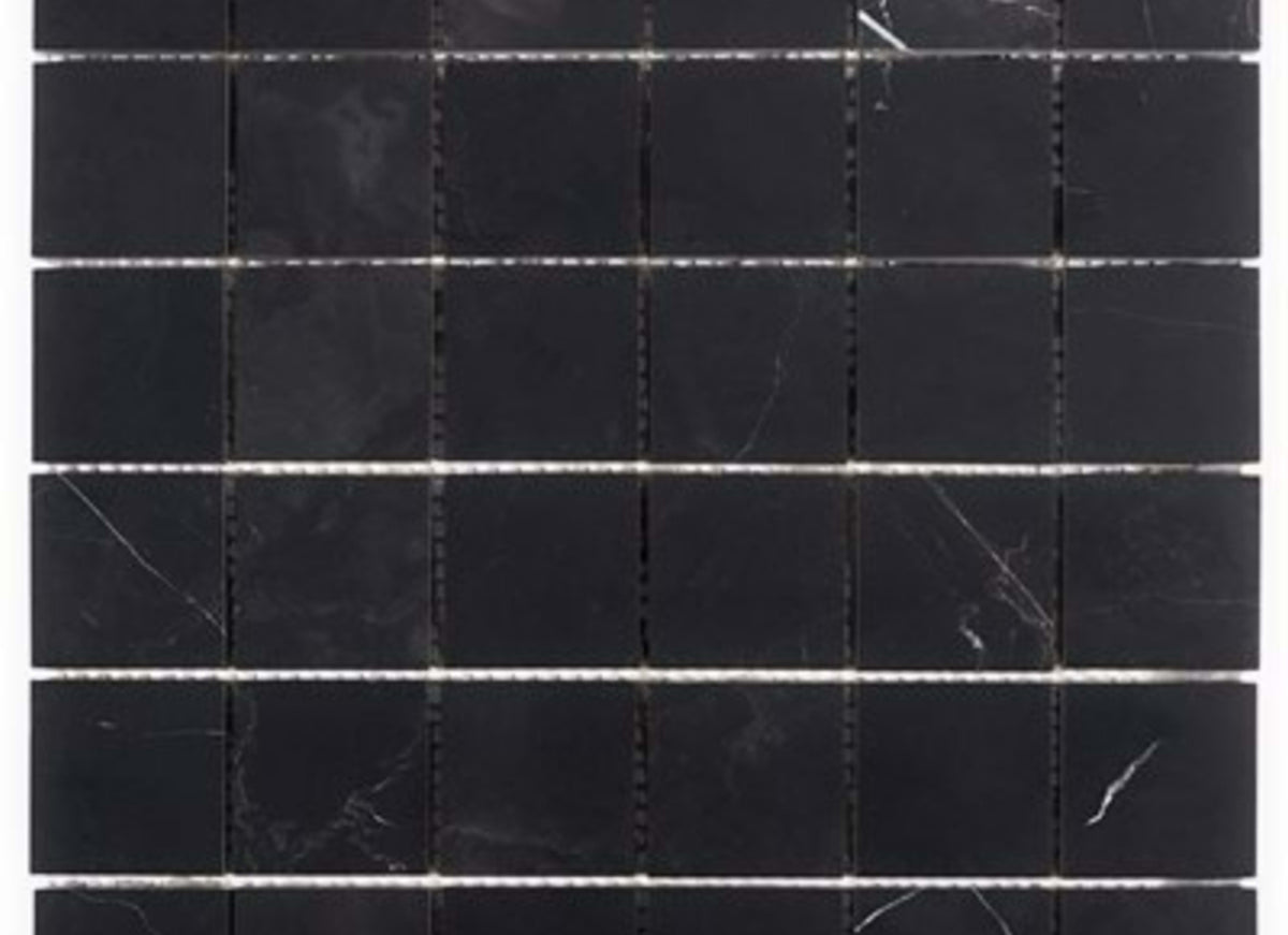 Nero Marquina in Nero Marquina 2x2 Honed