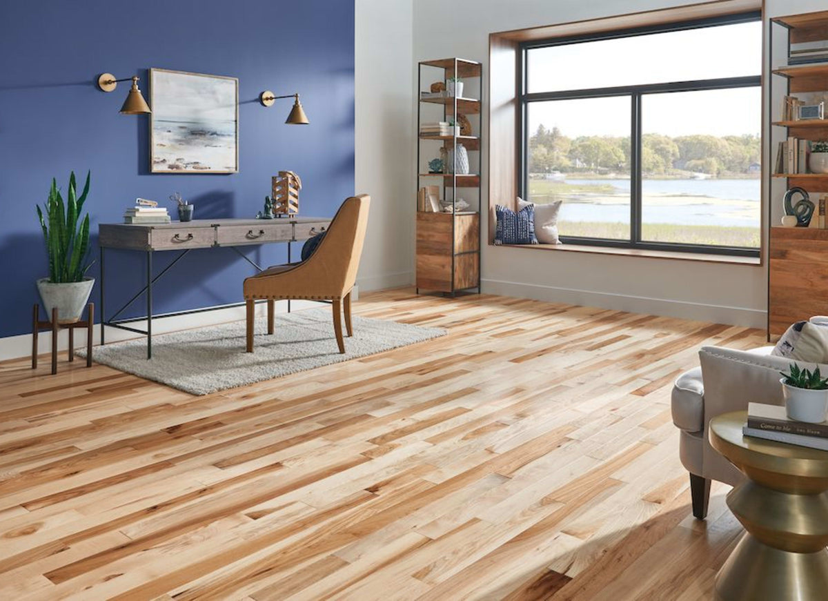 Natural Forest Hickory Solid in Summer Haze 5"