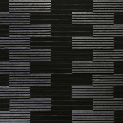 Wall -  Inceptiv - Vertex in Noir Hardwood