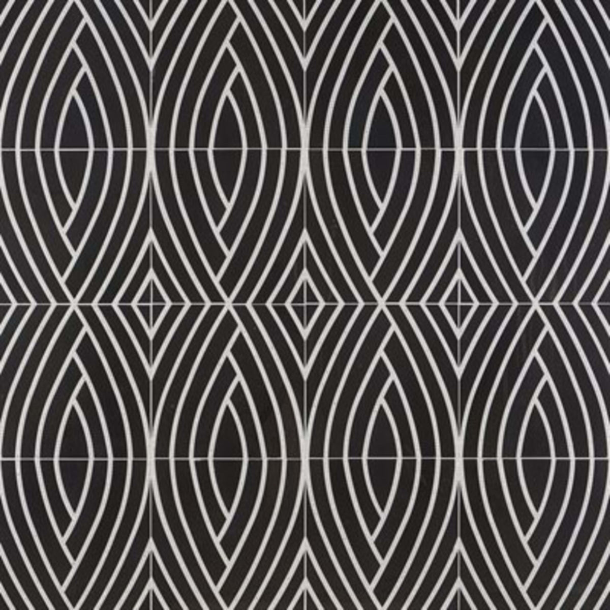New Palm Beach by Krista Watterworth in Leaf Black Natural Stone