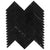 Nero Marquina in Nero Marquina .5x4 Herringbone Natural Stone