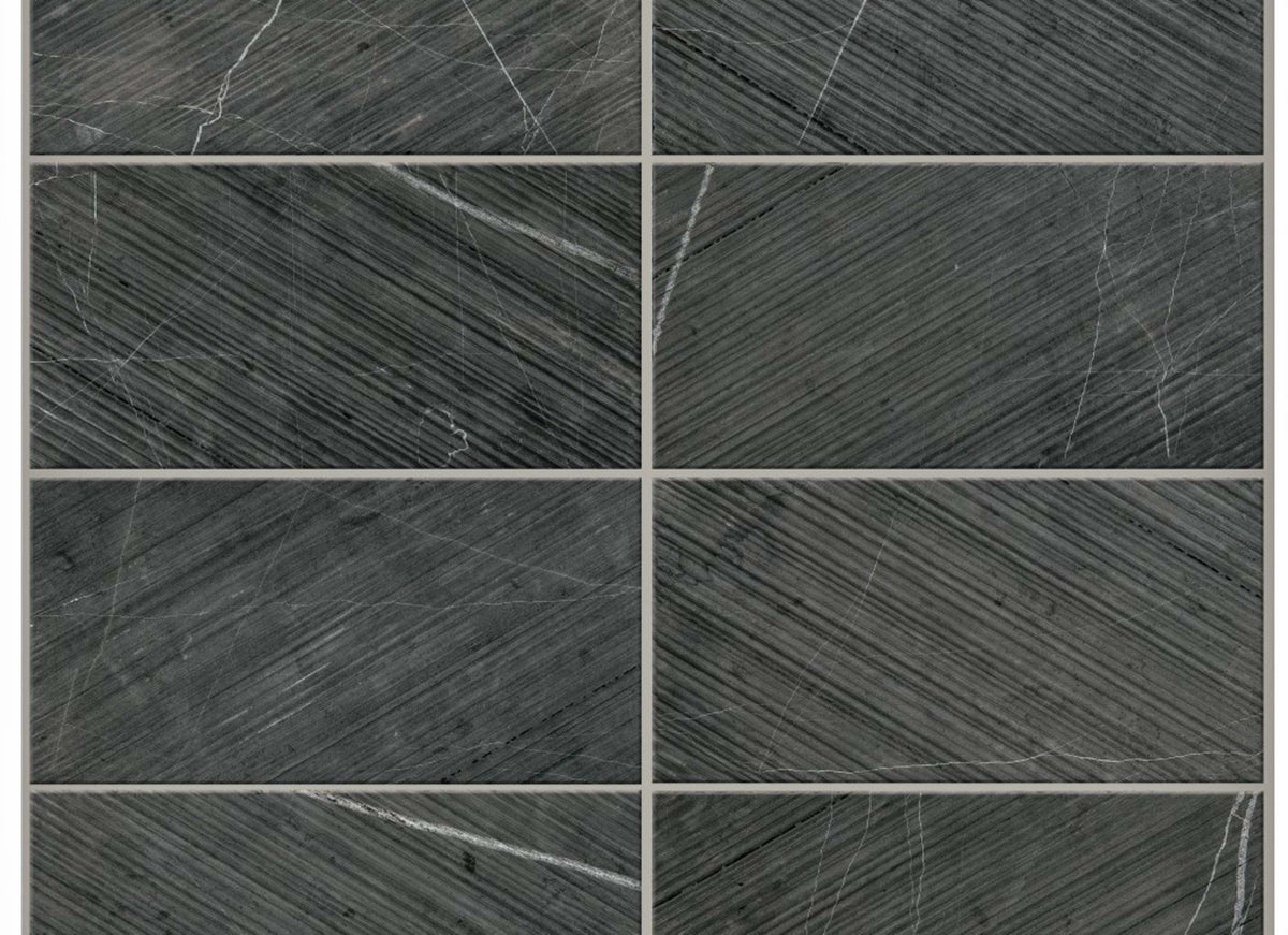 Pietra Divina in Nero Marquina Bamboo