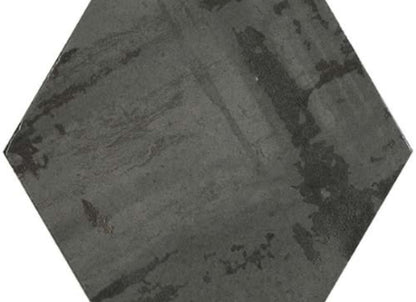 Princeton Glaze in Nero Night Hexagon Porcelain