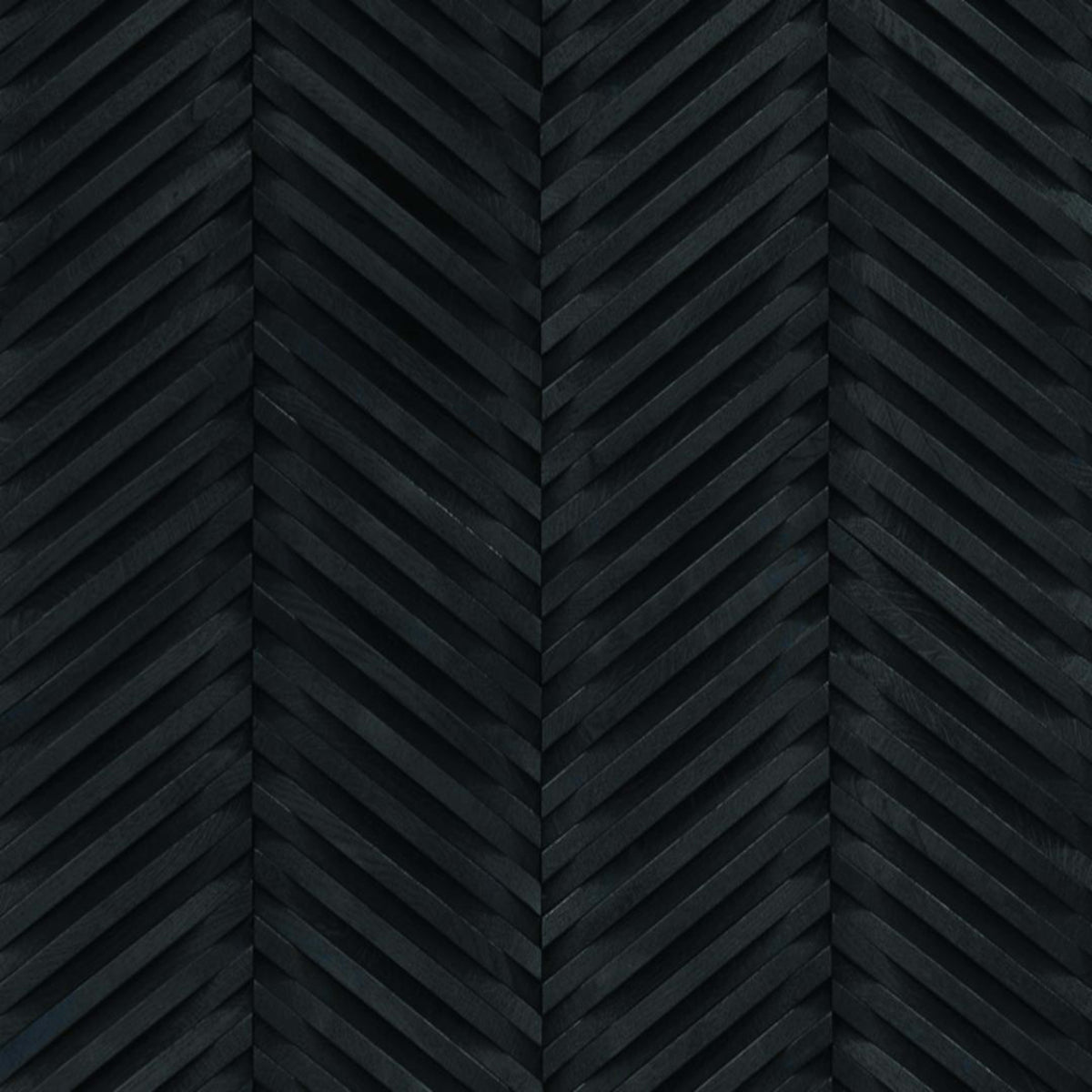 Wall -  Inceptiv - Curva Chevron in Noir Hardwood