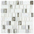 Dazzle in Bravado Silver Glass Tile