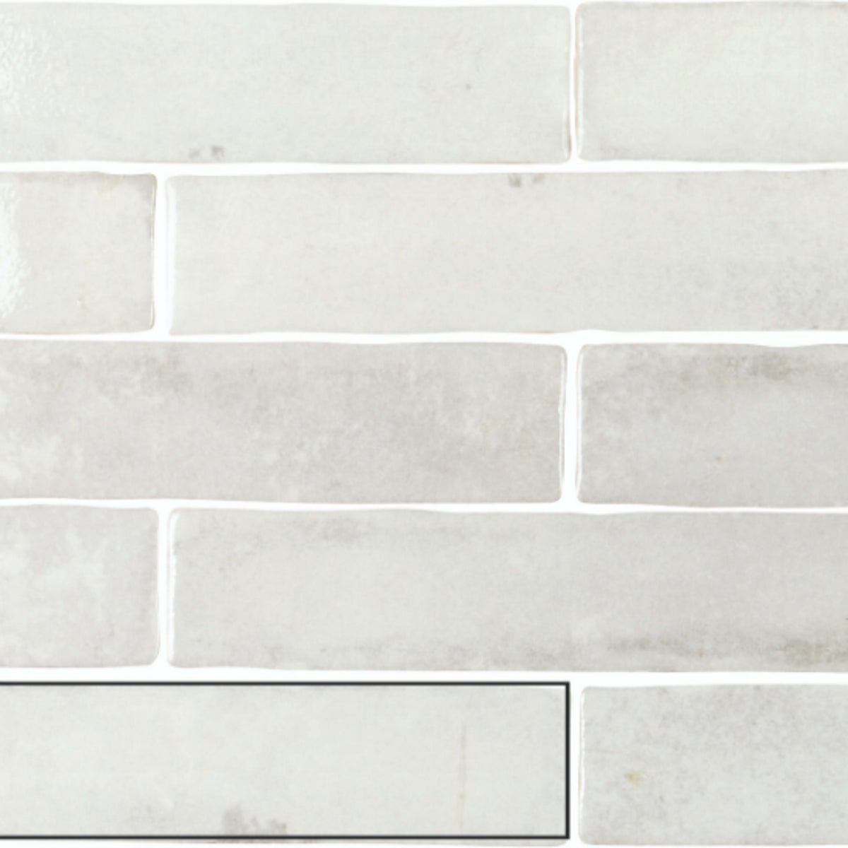 Old Savannah in White 2x10 Tile
