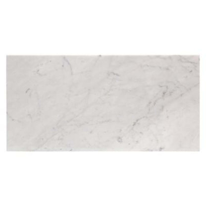 Open Space in White Carrara Natural Stone