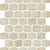 Organic Strands in Beige - 2"x2" Glass Tile