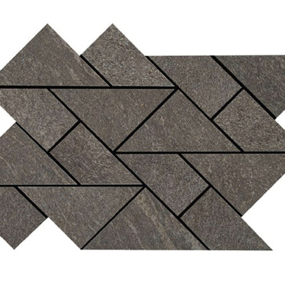 Owen Stone in Sable Triangle Mosaic 8 1/2"x14 1/2" Tile