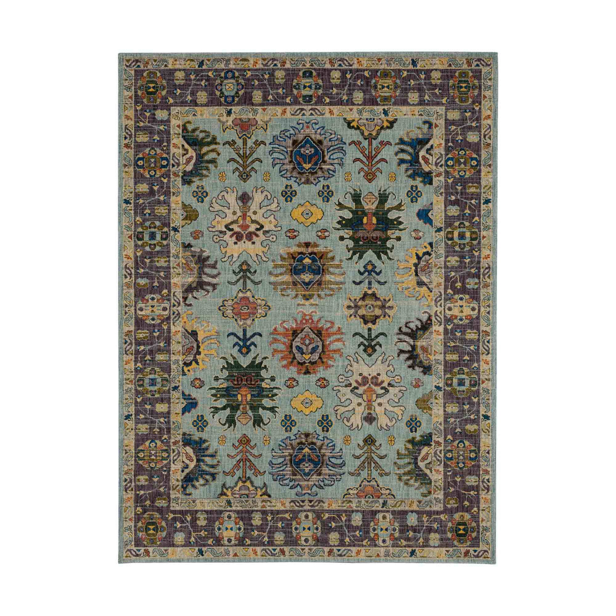 Obsession Blue in Blue 8'X11' Area Rugs