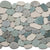 Ocean Stones - Sliced Mosaic in Robin’s Egg Tile