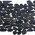 Ocean Stones - Sliced Mosaic in Black Tile
