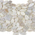 Ocean Stones - Sliced Mosaic in Ivory Tile