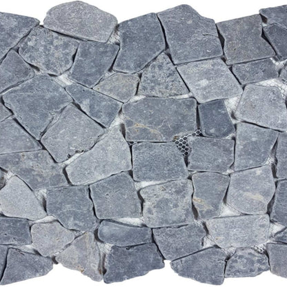 Ocean Stones - Tumbled Mosaic in Gray Tile