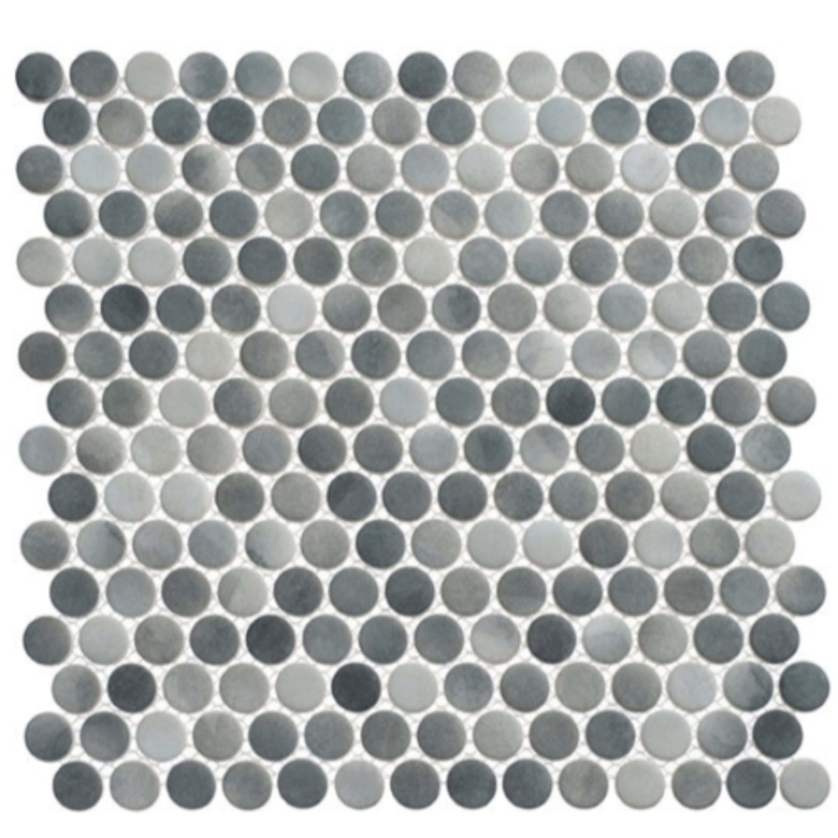 Polka Dots Collection in Ombre Reef Glass Tile