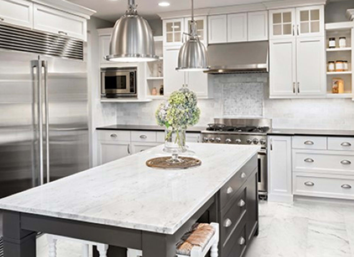 Premier Marble in Argento Honed M12hex