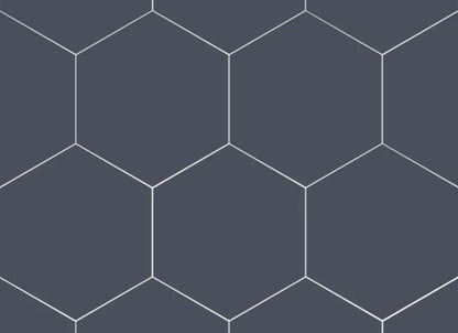 Paros in Navy Hex 14x16