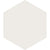 Paros in White Hex 8-1/2x10 Tile
