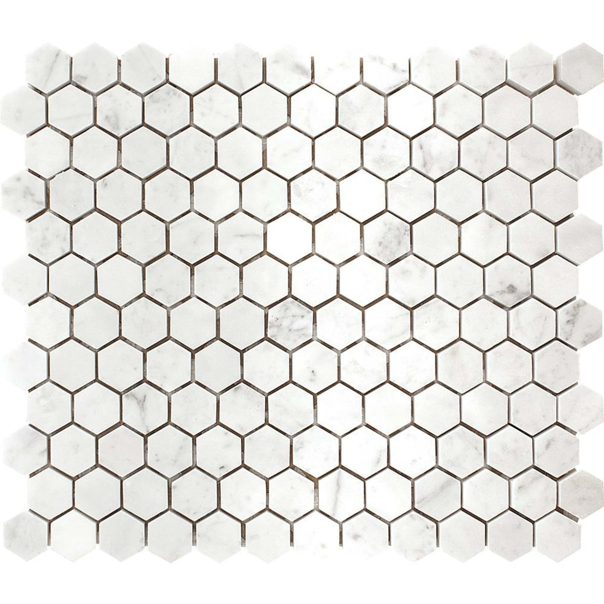 Carrara in Hexagon Mosaic Natural Stone