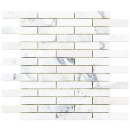 Calacatta in Calacatta 1x4 Piano Brick Natural Stone