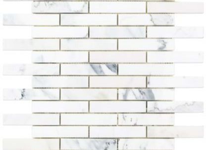 Calacatta in Calacatta 1x4 Piano Brick