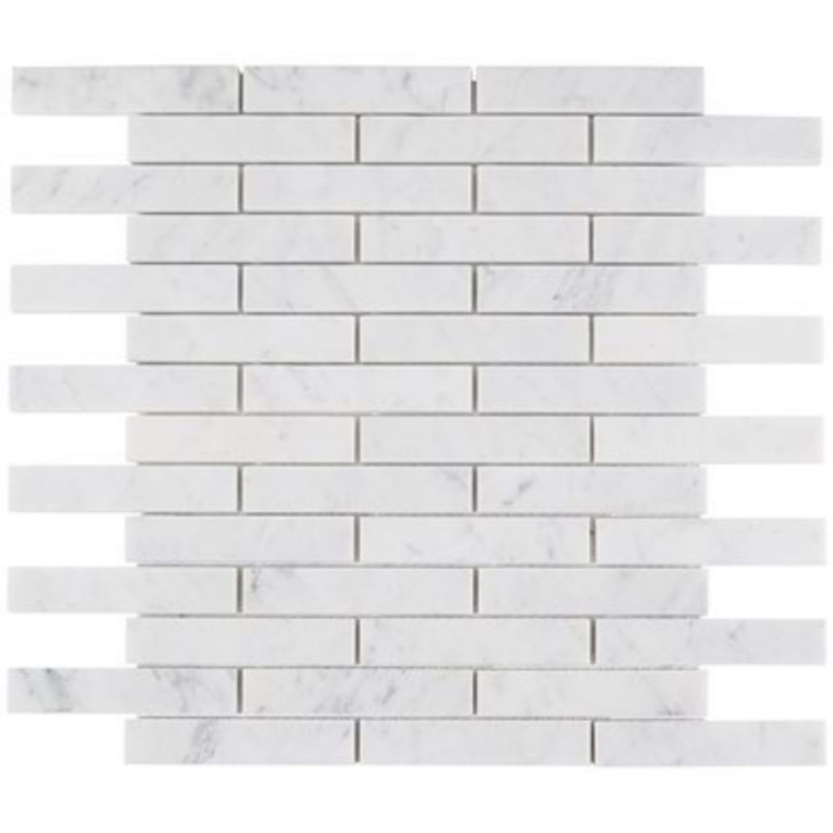 White Carrara in White Carrara Piano Brick Natural Stone