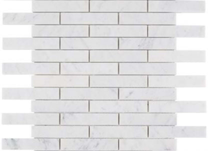 White Carrara in White Carrara Piano Brick