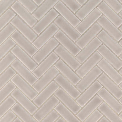 Highland Park in Portico Pearl Herringbone Tile